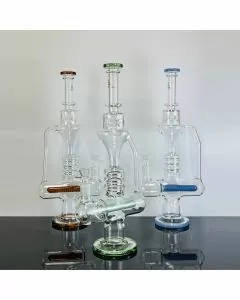 SENSE GLASS WATERPIPE 17" INCH - ASSORTED 