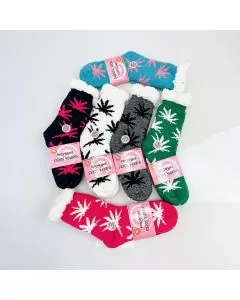 Sherpa Socks - 1 Pair Per Pack - Assorted Colors - Price Per Pack