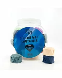 Silicon Wax Container Diamond 20ml - 30 Count Per Jar