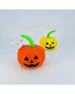 Waterpipe 4 Inch Silicone - Pumpkin Jack O'lantern" Halloween