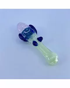 Slime Head Twisted Handpipe - 4.5 Inch - Assorted Designs - HPSI47