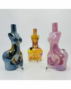 Soft Glass - Girl - Waterpipe - 10 Inches (GR-Y-59)