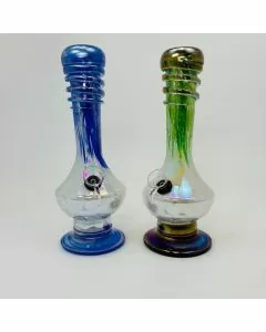 Soft Glass Waterpipe - 10 Inches - Assorted Color - (GR-Y-62)