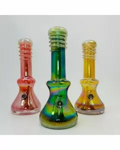Soft Glass Waterpipe - 10 Inches - Assorted Colors - GR-Y-66