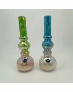 Soft Glass Waterpipe - 12 Inches (GR-Y-97)