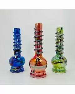 Soft Glass Waterpipe - 13 Inches (GR-Y-110) 