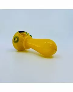 Solid Color With Honeycomb Head Handpipe - 4 Inches