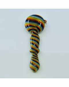 Spoon Swirls Handpipe - 4.5 Inch - Assorted Colors