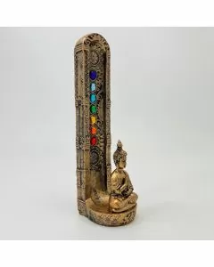 Standing Buddha - Incense Burner - 7 Colors - Chakra Stones