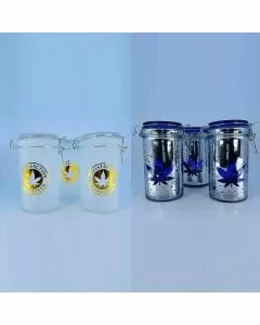 Stash Jar Glass 16oz Xl - 3 Per Pack