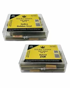 Sticky Green - Top Shelf Live Resin Preroll - THC-A - 1.5 gram - 25 Counts Per Box 