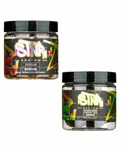 STNR Kratom - Gummies 500mg - 10 Counts Per Jar 