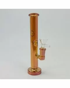 Straight Electroplated Waterpipe - 7 Inches