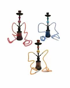 Tanya Hookah  Justice - 22" In Size - 2 Hose - Price Per Piece - Assorted 