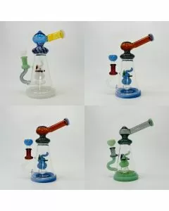 Telescopic Waterpipe - With Elephant Perc - 9 Inches - (RH-180)