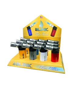 Blink Tiger Torch 4 Flame Torch - Assorted Colors - 12 Counts Per Box