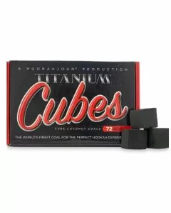 Titanium Cube Natural Coconut Hookah Coals