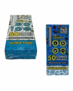 Tre House Premium Pre-roll Cones Shortys 53mm - 50 Cones Per Box: Elevate Your Smoking Experience with Quality Short Pre-Rolls