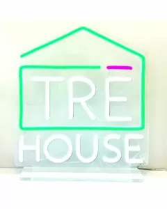 Tre House Neon Sign