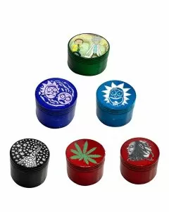 GRINDER RICK AND MORTY - 42MM - 4 PART - ASSORTED COLORS