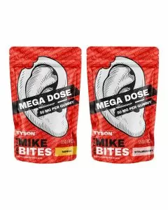 Tyson 2.0 Mega Dose Delta 8 Mike Bites - 1000 mg Gummies - 20 Counts Per Pack