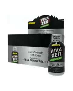 Viva Zen 2x Extra Strength Kratom Shots - 1.90oz -  12 Count Per Box