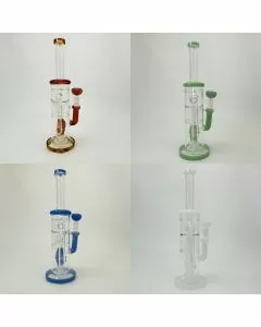Waterpipe - Heavy Recycler With Hive Showerhead Perc - 13 Inches - (RH-175) 