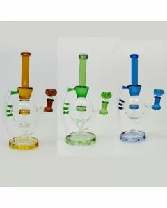 Recycler Waterpipe - With Showerhead Perc - 11 Inches - (Rh 190)