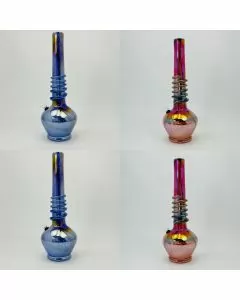 Soft Glass Waterpipe - 16 Inches - GR-Y-121 