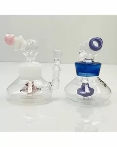 Waterpipe - 5" Inch - Helios Glass With Ufo Perc 