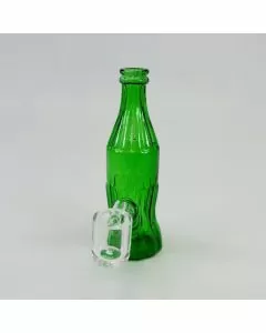 Glass Waterpipe Soda Bottle - 6 Inches - Assorted Colors