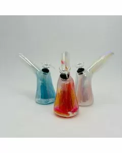 Soft Glass Waterpipe - 6 Inches - Assorted Colors (GR-Y-9)