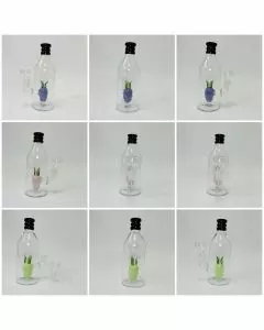 Waterpipe 7" INCH - Bottle With Pineapple Perc