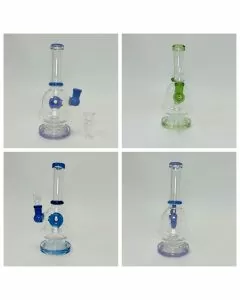 Waterpipe 7 Inch - Bell Base With Donut Showerhead Perc -