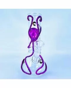 Waterpipe 8" Inch Percolator With Octopus Designs