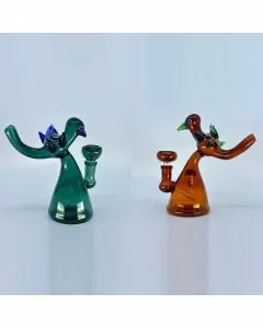 Waterpipe With Hummingbird - 6 Inch - WPAG138