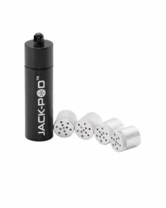 The Weezy Jack Pod Stash Tube Plus With Pods - Black
