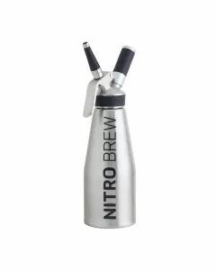 Whip It - Nitro - Stainless Steel Silver - Brew Coffee Dispenser - 1 Liter