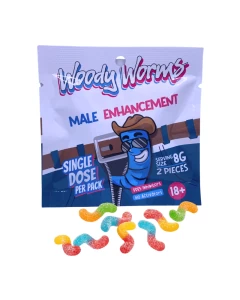 Woody Worms Male Enhancement Gummy - 2 Counts Per Pack