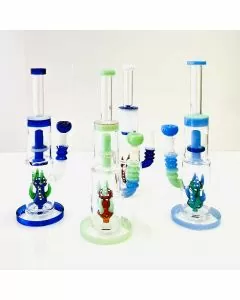 WPAG81 - 13 Inch Waterpipe - With Double Showerhead Perc
