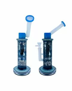 WPSC2749 - 11.5 Inch Waterpipe - With 45 Degree Mouthpiece - Skull Design