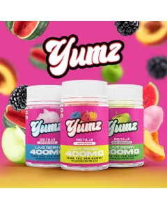 Yumz Live Resin Delta 9 Gummies 400mg - 40 Counts Per Jar