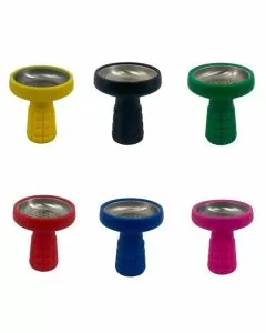ZEBRA - HOOKAH SILICONE SCREEN BOWL - ASSORTED COLOR