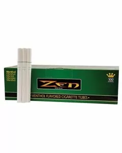 Zen Full Flavoured Cig Tubes - 100mm King Size - 25mm Filter 200 Per Box