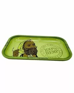 Zig Zag - Rolling Tray Small Size - 10.75 Inches X 6.5 Inches - Hemp