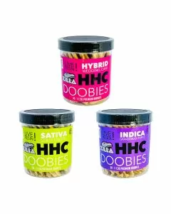 Zilla Live Resin - Hhc - Premium Doobies - 1 Gram - 50 Counts Per Jar