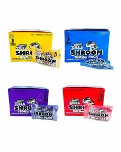 Zilla Shroom Gummies - 500 Mg - 3 Counts Per Pack - 10 Packs Per Box