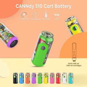 Canndy - Tiny Cute - 510 Cart Battery - Assorted Designs and Assorted Color