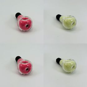 Handpipe With Sand Filled Light Bulb - 3.5 Inches - Assorted Colors - Price Per Piece