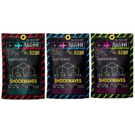 Hon - Mile Hi Shockwaves - Delta 8 - HHC - THC-V - THC-B - CBX - 5280mg Gummies - 10 Pieces Per Pack